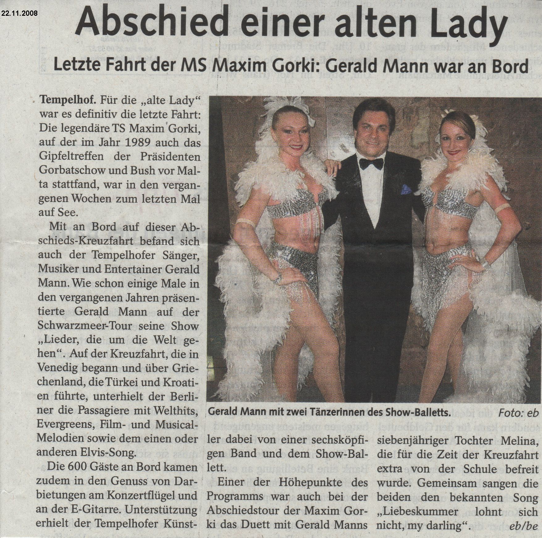 Zeitungsausschnitt zum Verkleinern anklicken